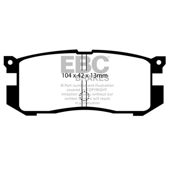 EBC Ultimax OEM Replacement Brake Pads (UD400)-4