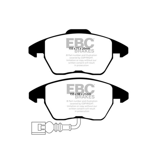 EBC Ultimax OEM Replacement Brake Pads (UD1319)-4