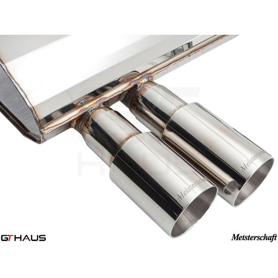 GTHAUS GT Racing Exhaust- Stainless- BM0361201-4