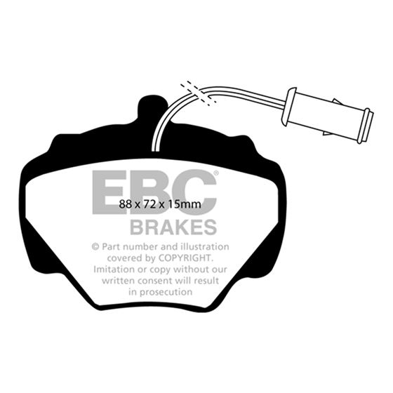 EBC Ultimax OEM Replacement Brake Pads (UD518)-4