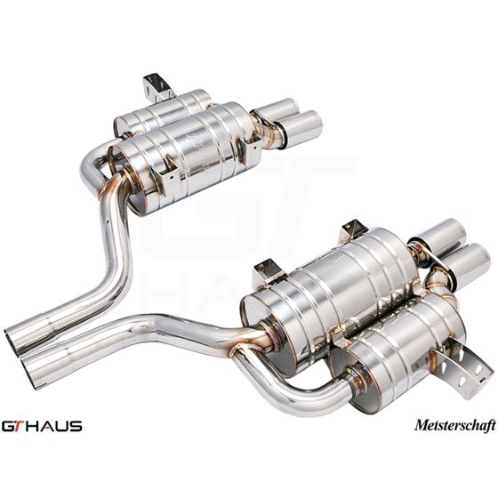 GTHAUS GT Racing Exhaust- Stainless- BM0811204-2