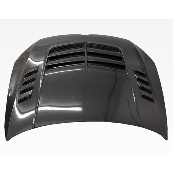 VIS Racing VST Style Black Carbon Fiber Hood-2