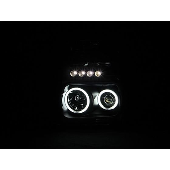 ANZO 2008-2010 Ford F-250 Projector Headlights w-2