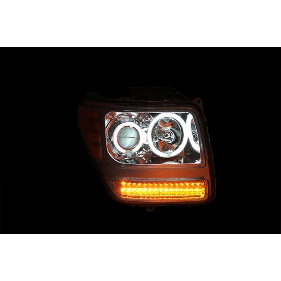 ANZO 2007-2012 Dodge Nitro Projector Headlights-2