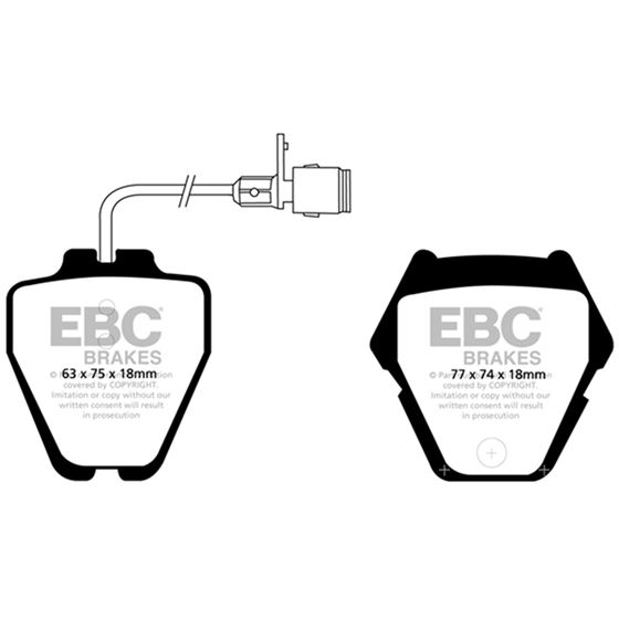 EBC Ultimax OEM Replacement Brake Pads (UD8391)-4