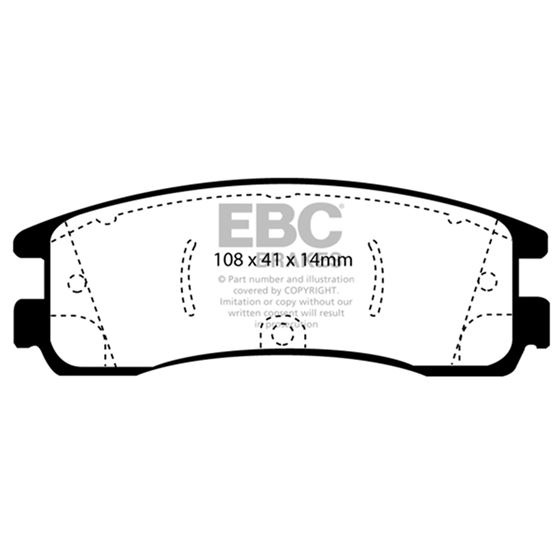 EBC Ultimax OEM Replacement Brake Pads (UD698)-4