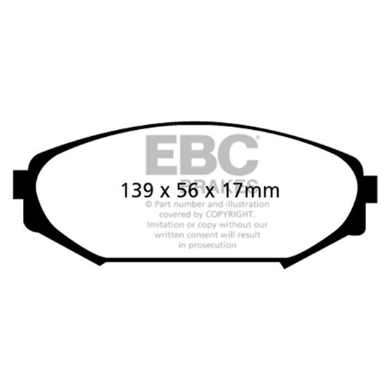 EBC Ultimax OEM Replacement Brake Pads (UD793)-4