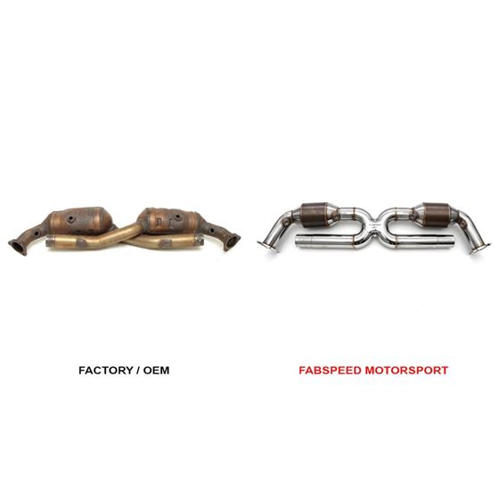 Fabspeed 996 Carrera Sport Catalytic Converter-2