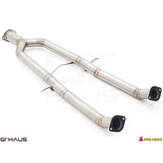 GTHAUS Straight Cat-Back Mid Pipe Section (Ti)-2