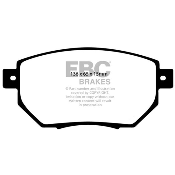 EBC Ultimax OEM Replacement Brake Pads (UD969)-4