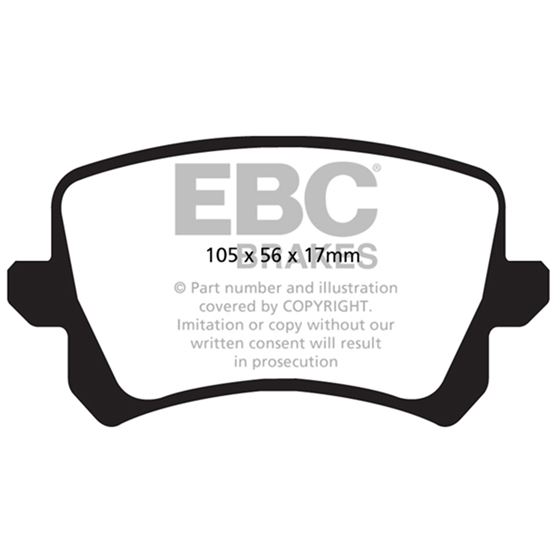 EBC Ultimax OEM Replacement Brake Pads (UD1348)-4