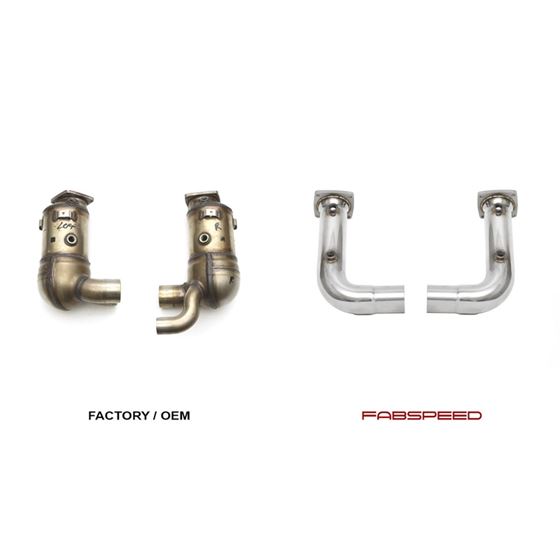 Fabspeed 991.2 Carrera link comp. Pipes (for Ba-2