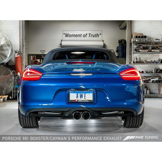 AWE Performance Exhaust System for Porsche 981-2