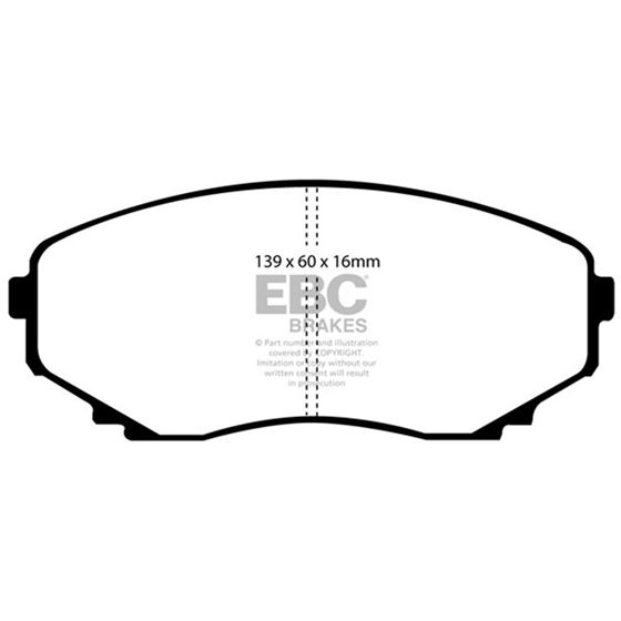 EBC Ultimax OEM Replacement Brake Pads (UD551)-4