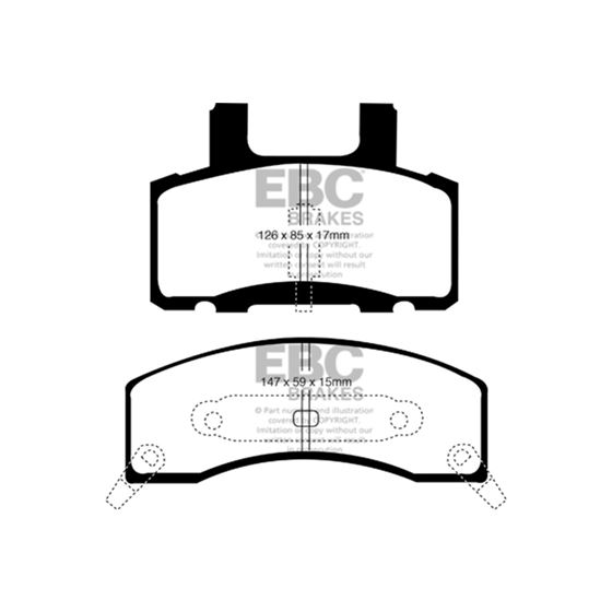 EBC Ultimax OEM Replacement Brake Pads (UD370)-4