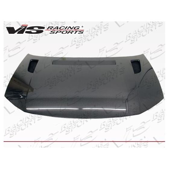 VIS Racing RVS Style Black Carbon Fiber Hood-2