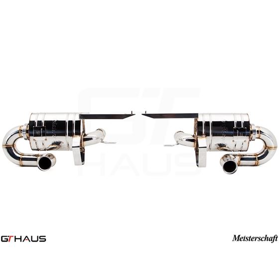 GTHAUS Super GT Racing Exhaust- Stainless- LA012-2