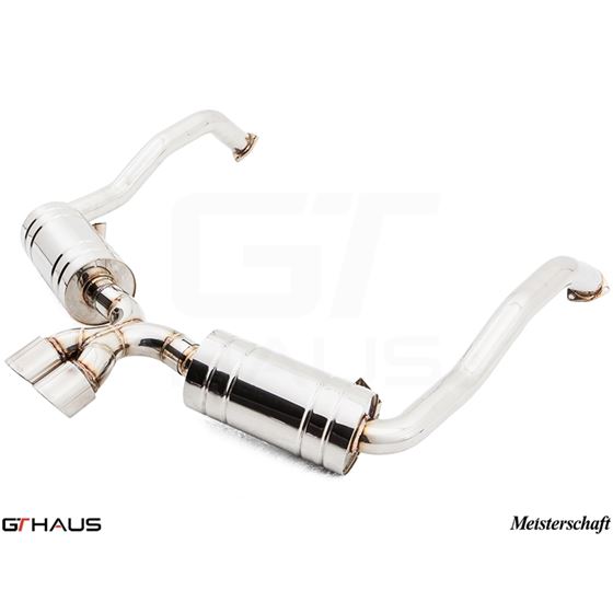 GTHAUS GT Racing Exhaust- Stainless- PO0311202-4