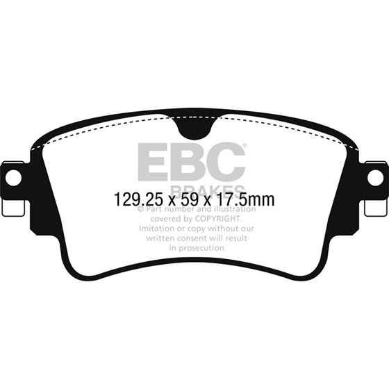 EBC Ultimax OEM Replacement Brake Pads (UD1898)-4