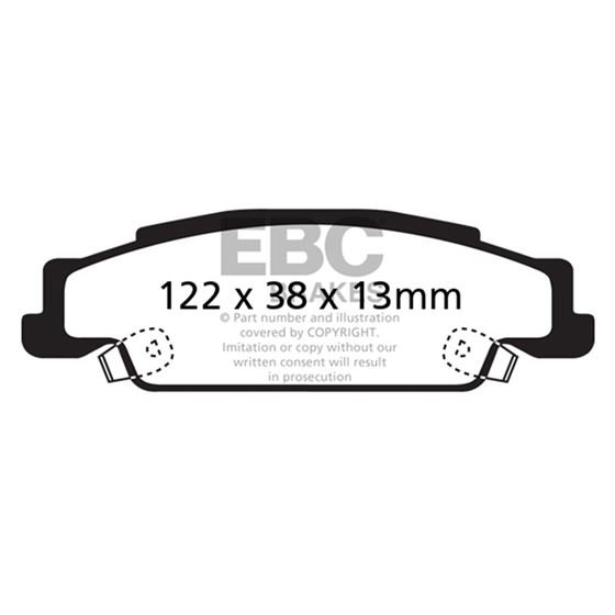 EBC Ultimax OEM Replacement Brake Pads (UD9221)-4