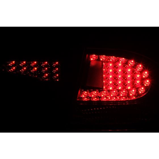 ANZO 2006-2011 Honda Civic LED Taillights Black-2