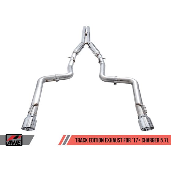 AWE Track Edition Exhaust for 17+ Charger 5.7 -2