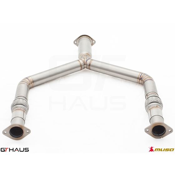 GTHAUS Front Y-Pipe Collector Section- Titanium-2