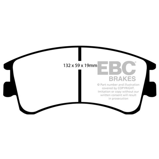 EBC Ultimax OEM Replacement Brake Pads (UD957)-4