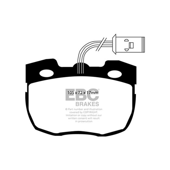EBC Ultimax OEM Replacement Brake Pads (UD520)-4