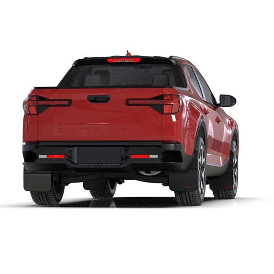 Rally Armor Black Mud Flap/Red Logo for 2021+ F-2