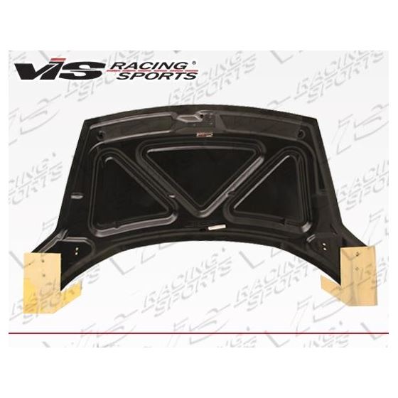 VIS Racing OEM Style Black Carbon Fiber Hood-4