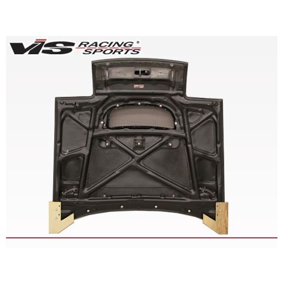 VIS Racing CS Style Black Carbon Fiber Hood-2