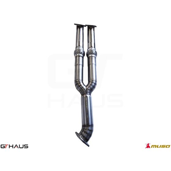 GTHAUS Straight Pipe Mid Section 90mm piping- Ti-2