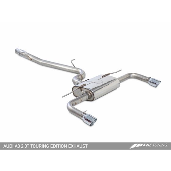AWE Touring Edition Exhaust for Audi 8V A3 2.0T-2