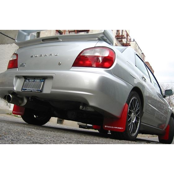 Rally Armor Red Mud Flap/White Logo for 2002-200-2