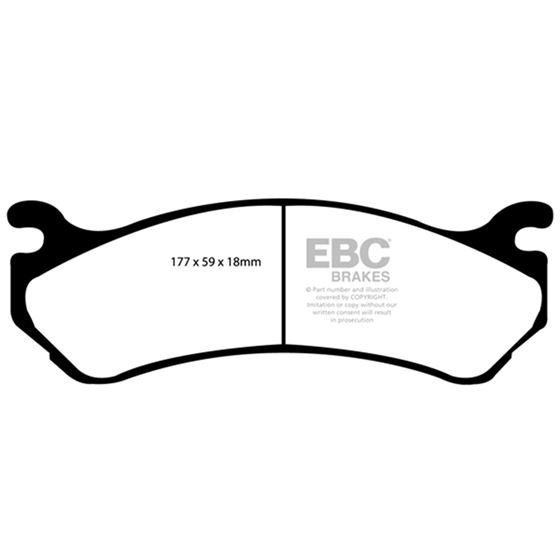 EBC 6000 Series Greenstuff Truck/SUV Brakes Dis-4