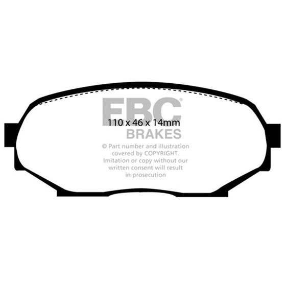 EBC Ultimax OEM Replacement Brake Pads (UD525)-4