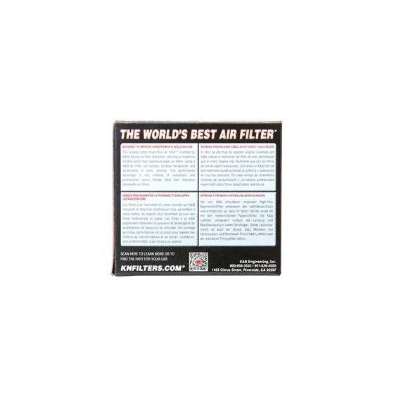 K and N Oval Air Filter (E-3019)-2