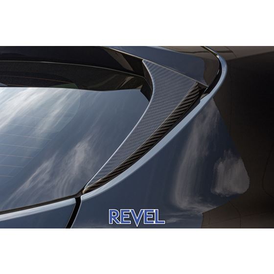 Revel GT Dry Carbon Rear Window Side Spoiler Co-2