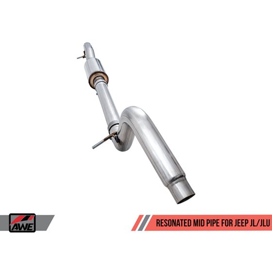 AWE Resonated Mid Pipe for Jeep JL/JLU 2.0T (30-2