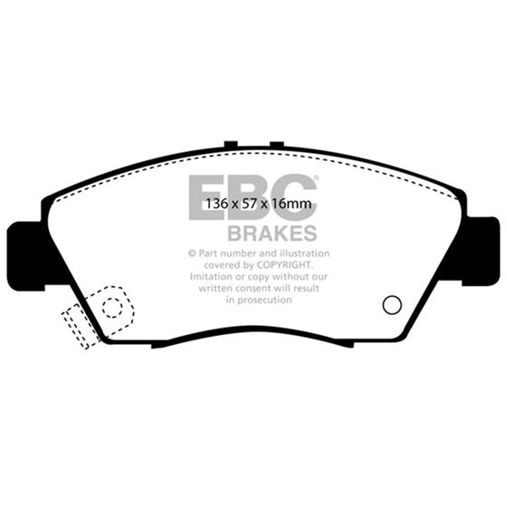 EBC Ultimax OEM Replacement Brake Pads (UD621)-4