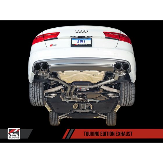 AWE Touring Edition Exhaust for Audi C7 S6 4.0T-2