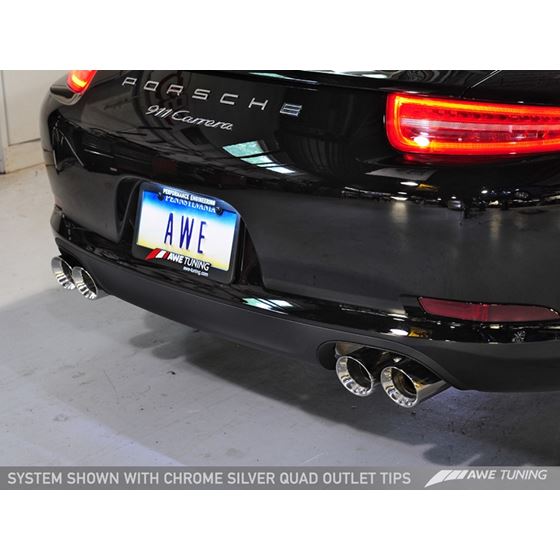 AWE Performance Exhaust for 991 Carrera - Chrom-2