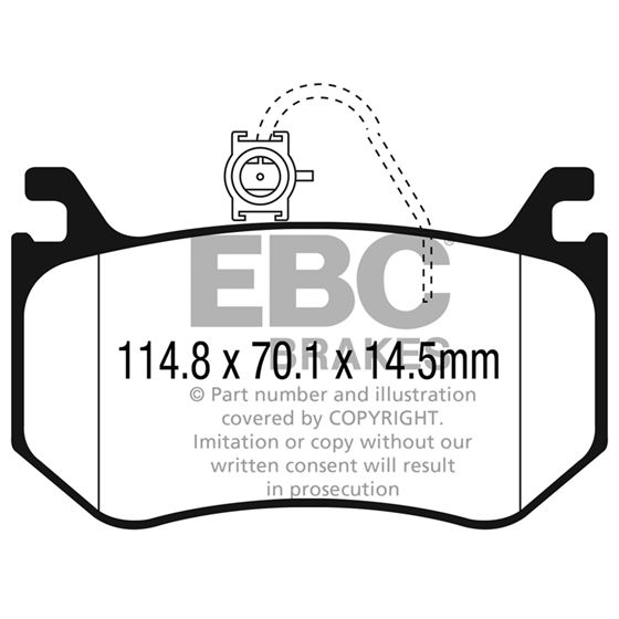 EBC Bluestuff NDX Full Race Brake Pads (DP52326-4