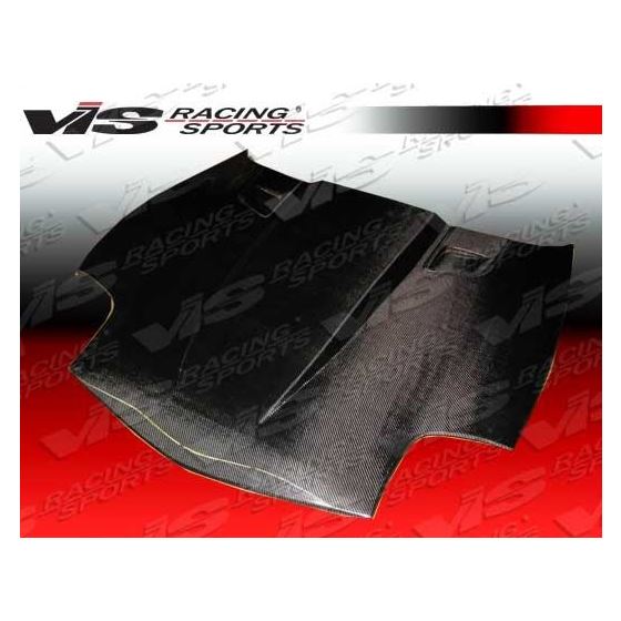 VIS Racing Penta Style Black Carbon Fiber Hood-4