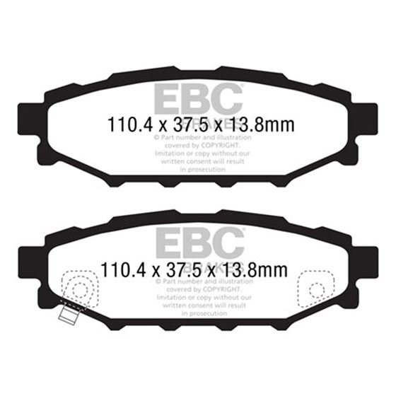 EBC Ultimax OEM Replacement Brake Pads (UD1114)-4