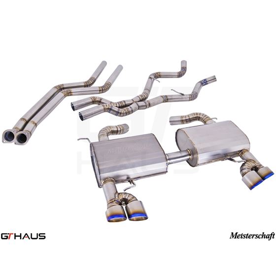 GTHAUS GT Racing Exhaust- Titanium- BM0412204-4