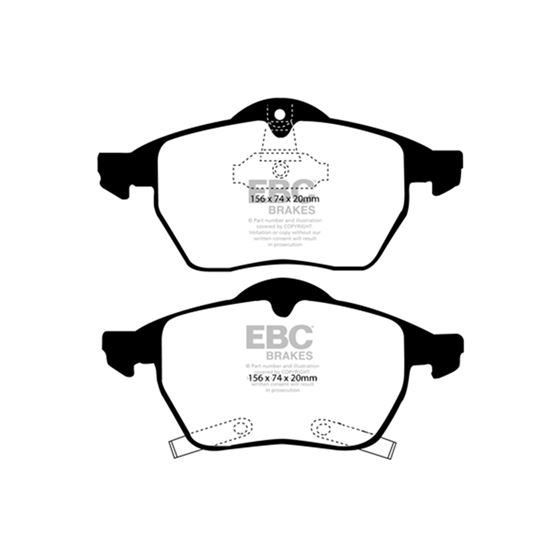 EBC Ultimax OEM Replacement Brake Pads (UD800)-4