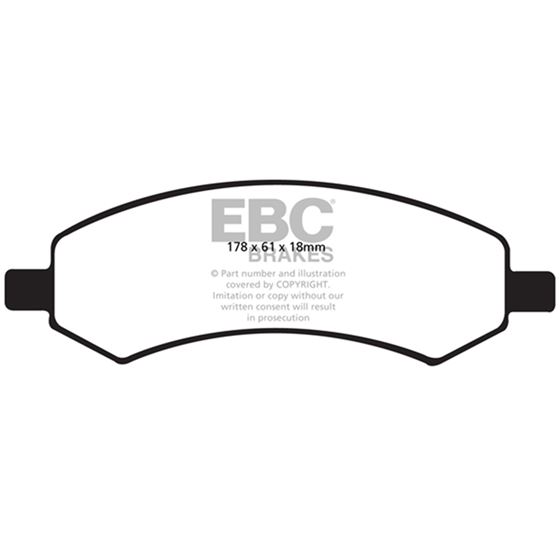 EBC Truck/SUV Extra Duty Brake Pads (ED91738)-4