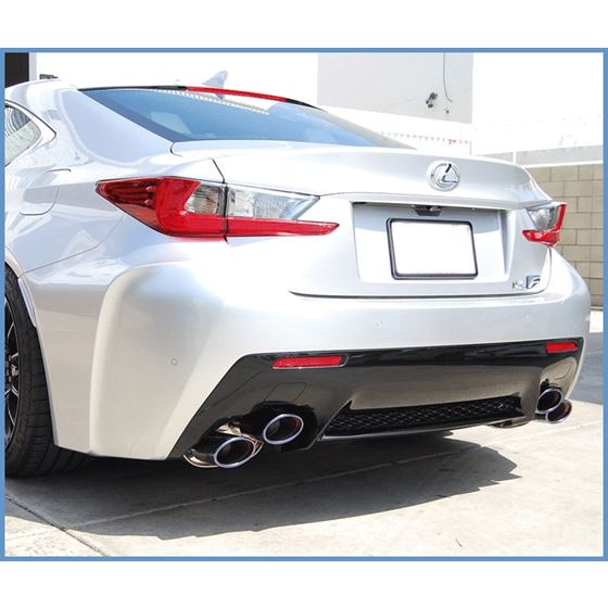 Invidia 14+ Lexus RCF Q300H w/ Rolled Stainless-2